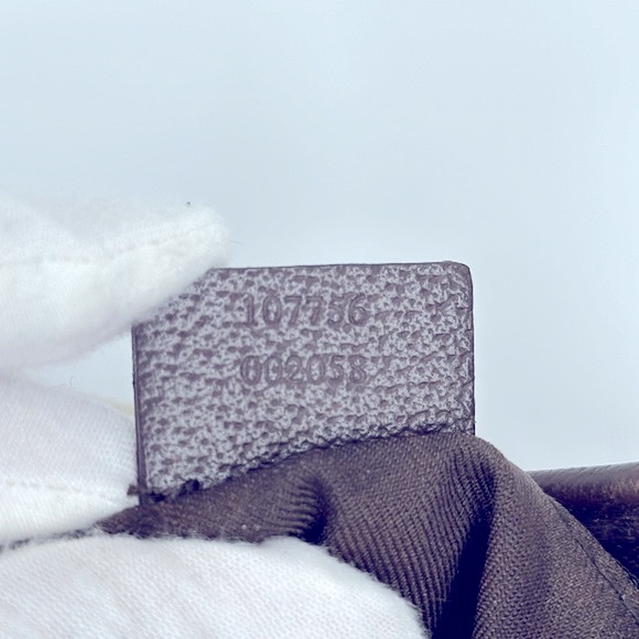 Authentic GUCCI Abbey GG Monogram Hobo- Tan - Picture 13 of 17